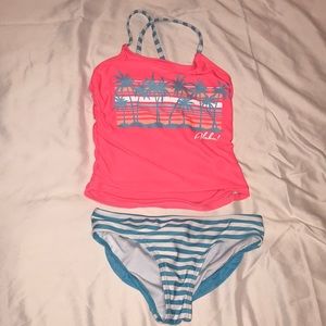 Kids size M two piece swimsuit